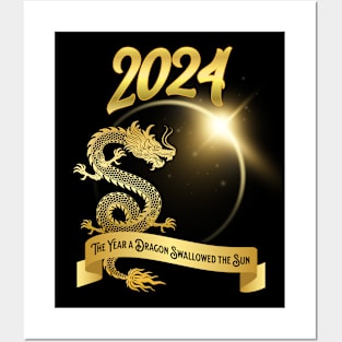 2024: The Year a Dragon Swallowed the Sun Posters and Art